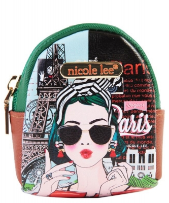 Nicole Lee Mini Backpack Keychain PRT6622 XOXO